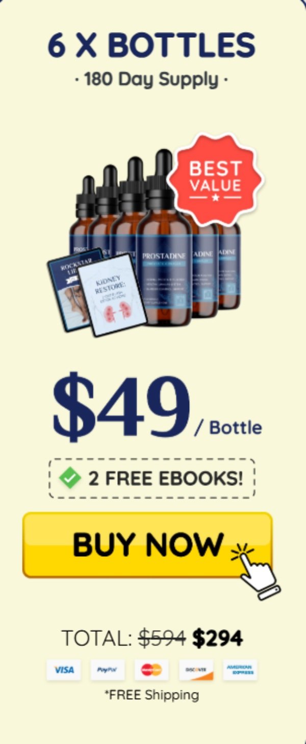 Prostadine Buy 6 Bottles